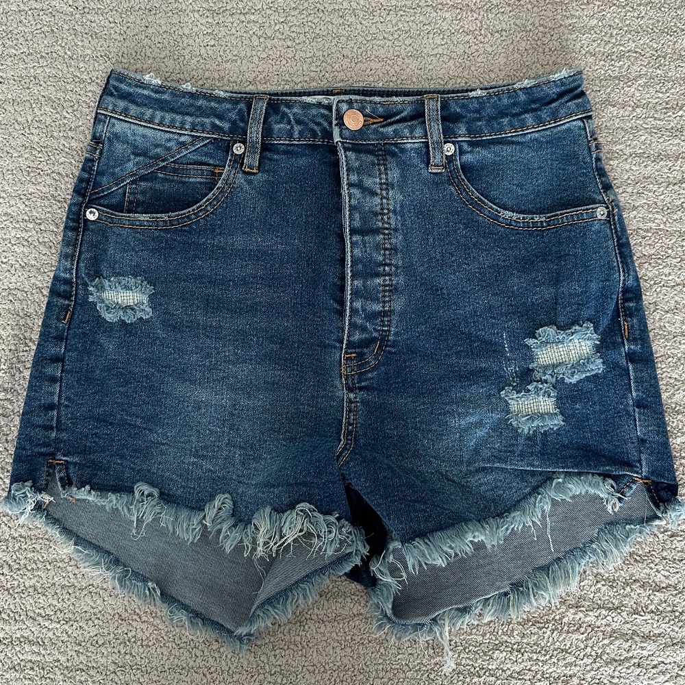Free People Crvy Vintage High Rise Short